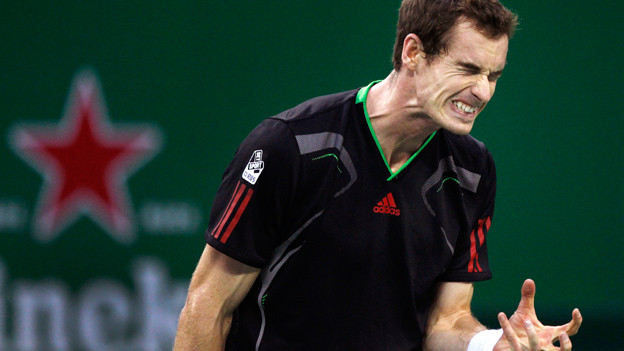 Zum Haare raufen: Der britische Tennisspieler Andy Murray beim Shaghai Masters (2011).